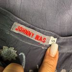 Johnny Was  Navy Blue Tunic/Top Boho Blouse, Sz S, Embroidered, Cupra Rayon. Photo 10