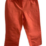 APT 9 Women's Coral Modern Fit Capri Pants Size 2P Orange Photo 0