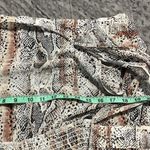 Peach Love California  small snake print maxi topper bathing suit cover up Photo 4