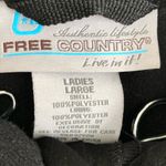 Free Country Hoodie Full Zip Black Fleece Sweater Large Photo 5