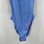 POLO RALPH LAUREN Swimsuit Size Small NEW SAMPLE Ribbed Stripe Blue Open Back Photo 11