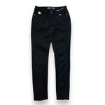 Y2k Dereon Zipper Low Rise Slim Jeans‎ 3/4 Black Photo 1