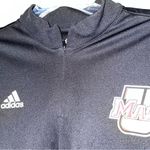 Adidas University of Massachusetts Long Sleeve 1/4 Zip Pullover Shirt Size Large Photo 4