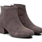 Vagabond Daisy Dark Grey Suede Ankle Booties Size 37 Photo 0