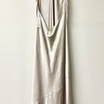 Show Me Your Mumu  Jasmine Luxe Satin Halter Maxi Dress Show Me The Ring Women XL Photo 4