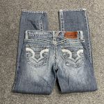 Big star Distressed Embroidered Jeans Union Straight 29R Blue Cotton spandex Photo 0