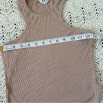 LNA  Alissar Ribbed Tank Top Nude (Small) Photo 3