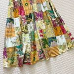 $475 NWD Alemais Hattie One Shoulder Silk Blend Patchwork Midi Dress 8 Photo 6