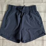 Women's Athletic Drawstring Elastic Waist Ice Blue Shorts Size M Photo 0