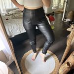 Spanx  Women’s Small Black Faux Leather Jogger Pants Photo 1