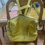 Not Rated Yellow Leather Backpack Photo 0