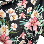 PatPat Floral Ruffle Sleeve Front Keyhole Cutout One Photo 9