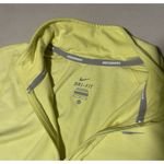 Nike  Running Dri Fit Element Shirt Womens M Long Sleeve Volt 1/4 Zip Pullover Photo 6