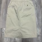 Orvis Women’s  Khaki Long Skirt Size 10 Missing Button A1-100 Photo 6