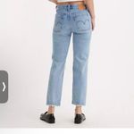 Levi's Levi’s wedgie straight leg rawhem button fly ankle jeans 25 Photo 4