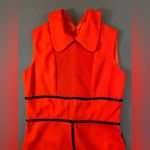 Source Unknown Vintage Long Red and‎ Black Dress Sleeveless bow tie Photo 7