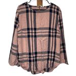 Treasure & Bond Treasure &‎ Bond Pink & Gray Stripe Long Sleeve Top Size L Photo 0
