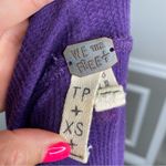 Free People  Wonder Woman Long Sleeve Thermal Mock Neck Asymmetrical Tunic Top Photo 5