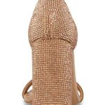 Steve Madden Tia Rhinestone Blush Block Heels Size 6.5 NWT Photo 1