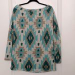 Wrangler Western Geometric Boatneck Top Large Photo 1