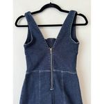 Tiger Mist  Blue Denim Square Neck Sleeveless Sheath Mini Dress Size XS Photo 5