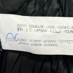 ZARA Women's Black Short Puff Sleeve Plunge V-Neck Pullover Blouse Top Size M Photo 3