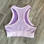 Hurley Women’s  size medium purple heathered crop sports bra, top NWOT Photo 3