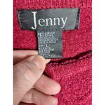 Jenny Red Acrylic Blend Floral Beaded Embroidered Button Photo 2