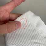 Free People Size M White Mini Lined Workout Athletic Running Shorts Photo 4