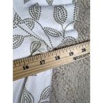 Karen Scott Leaf Shirt Women's Size Medium Gold Glitter Leafs Goblincore Cottage Photo 8