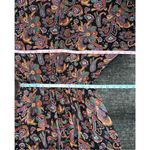 Carriage Court Vintage Paisley Floral Print Turtleneck Dress Size 8 Photo 6