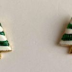 Cloisonne Style Enameled Tree Earrings Photo 0