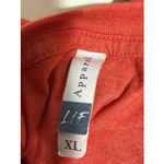 Woman’s XL Red Lif Apparel Short Sleeve T Shirt Says One Nation Under God Photo 3