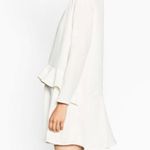 ZARA Trafaluc Collection Long Sleeve Ribbed Ruffle Dress Size Small Photo 1