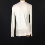 Akris Punto  Ivory Ruffle Neck Long Sleeve Top 12 Photo 1