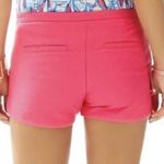 Lilly Pulitzer Shorts Women 0 Bright Pink Adie Bubbly Chino Fringe Trim Colorful Photo 7