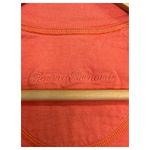 Tommy Bahama Pullover Top Womens Medium Orange Stripe Reversible Half Zip Preppy Photo 4