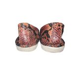 Frye Melanie Slip On Flats Womens Size 10 Brown Snake Skin Print Leather Shoes Photo 3