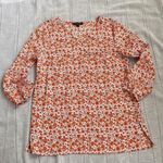 Mario Serrani  pink and red floral tunic top. Photo 4