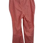 Piazza Sempione Audrey Pink Orange Floral Pants Preppy Office Womens 46 US 10 Photo 2