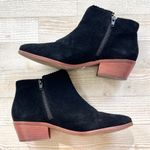 Jack Rogers Jack Rogers Bailee Suede Leather Ankle Boots | Black Size 7 Photo 1