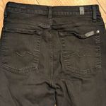 7 For All Mankind Jeans Black Ankle Gwenivere Denim Skinny Leg Pants Stretchy Photo 3