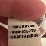 Sim & Sam  button down vneck short flowy sleeves tie hem striped top Photo 3