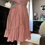 INDIKAH Rose Mauve Cutout Mini Dress – Size M Photo 9