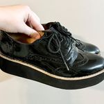 Madden Girl black patten leather platform oxford loafer sneakers Photo 1