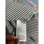 Gap blouse blue white striped embroidery size XS peasant cottagecore fisherman Photo 7