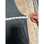 Soft Surroundings  Gray Vest Size Large Long Faux Suede Soft Boho Photo 4