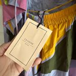 La‎ Ligne Stella Maxi Flutter Sleeve Open Back Dress Lavender Multi Small NWT Purple Photo 8