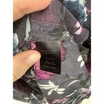 Torrid Lexie Dark Floral Sheer Hi Low Tunic Women Plus Size 3X Black Whimsigoth Photo 3