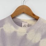 Cinq a Sept Clerisa Tie Dye Wool Cashmere Tie Waist Oversized Sweater Lavender Purple Size XS Photo 3